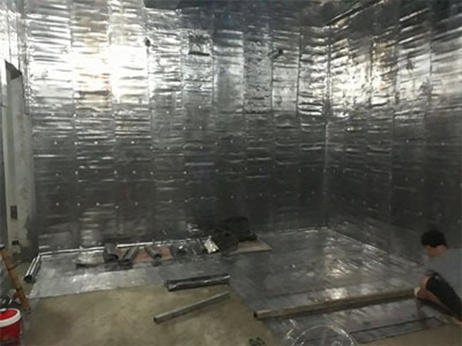 Thi công che chắn bức xạ